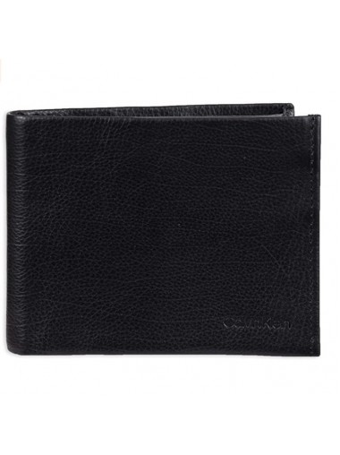 Calvin Klein Men's RFID Blocking Leather Wallet - Black
